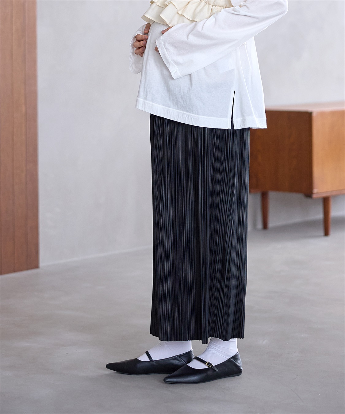 Rosemadame マイレングス プリーツマタニティスカート（マタニティ/ 妊婦服）産前・産後対応_sub_18