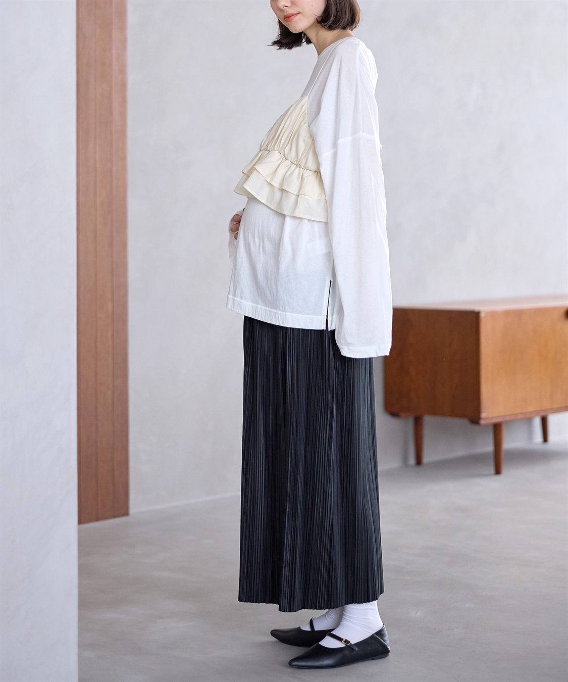 Rosemadame マイレングス プリーツマタニティスカート（マタニティ/ 妊婦服）産前・産後対応_sub_20