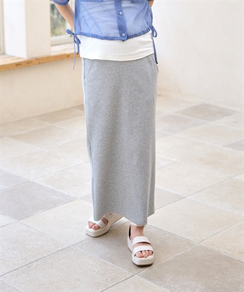 Rosemadame セルフカット リブナロースカート ロング（マタニティ~産後）妊婦服 産前・産後対応_subthumb_2