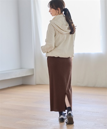 Rosemadame セルフカット リブナロースカート ロング（マタニティ~産後）妊婦服 産前・産後対応_subthumb_30