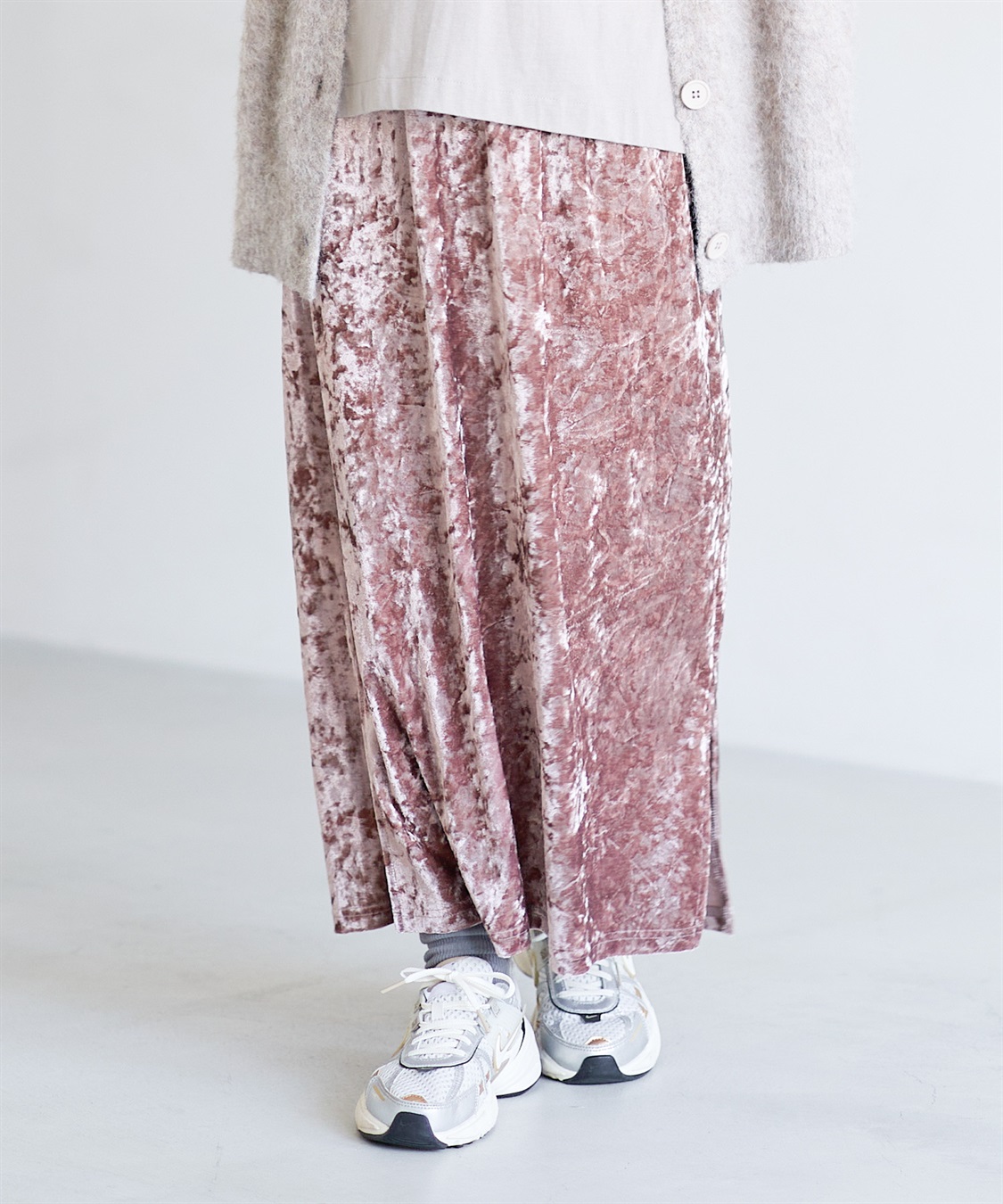 Rosemadame クラッシュベロアナロースカート_sub_2