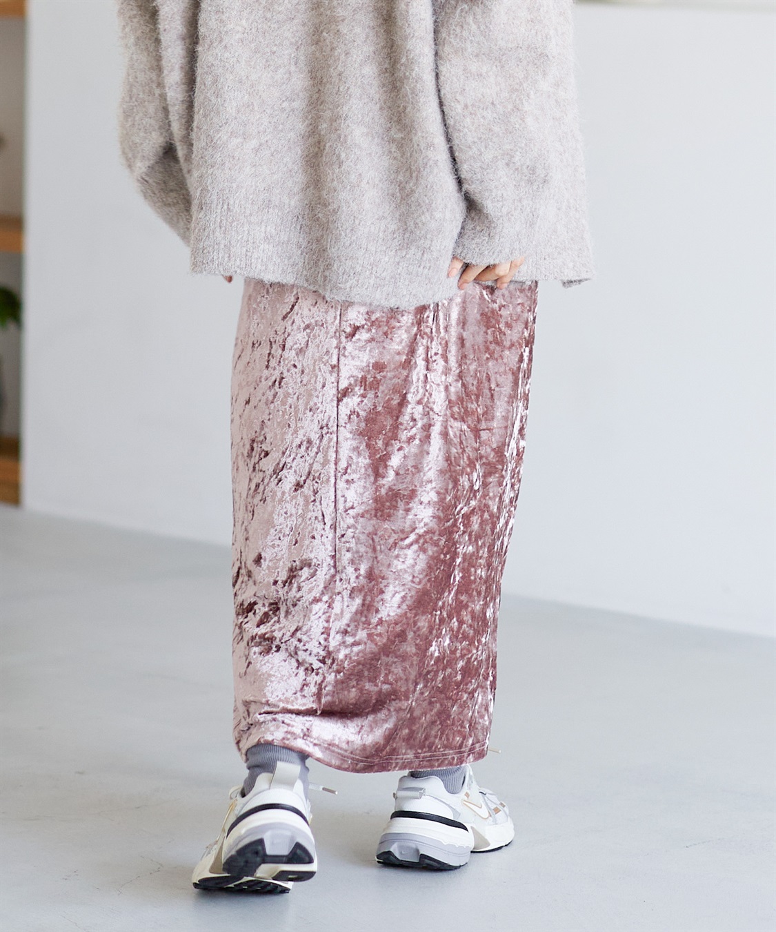 Rosemadame クラッシュベロアナロースカート_sub_4