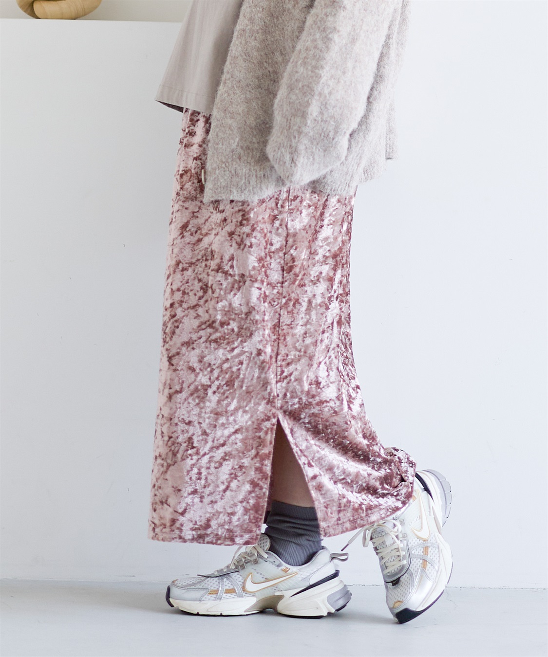 Rosemadame クラッシュベロアナロースカート_sub_5