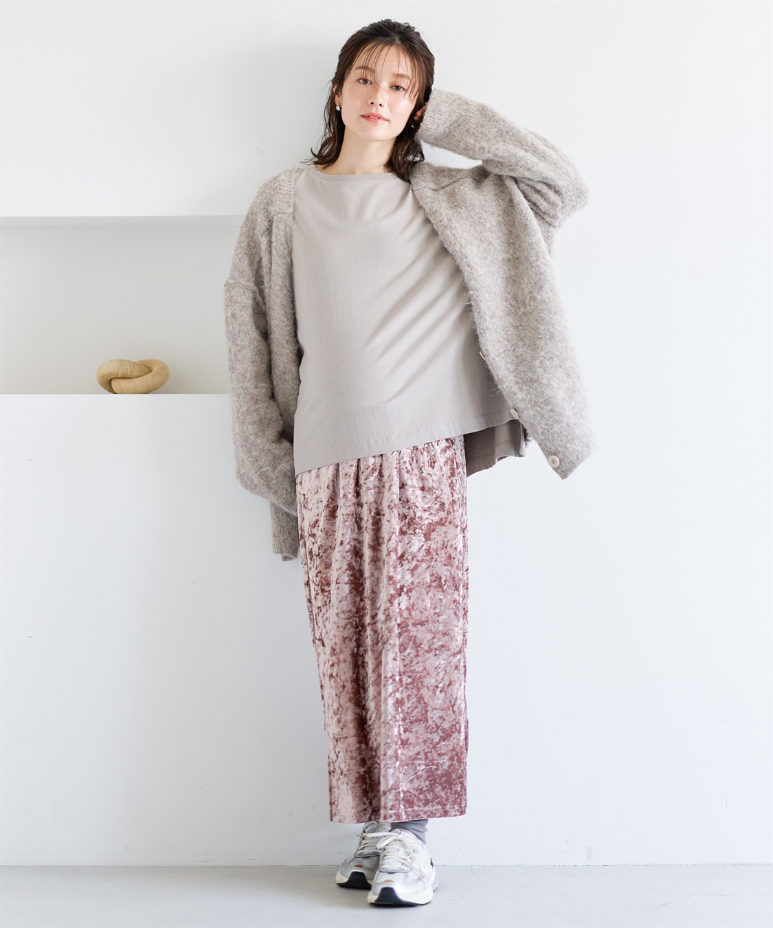 Rosemadame クラッシュベロアナロースカート_sub_6