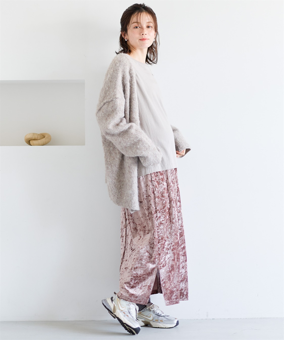 Rosemadame クラッシュベロアナロースカート_sub_7