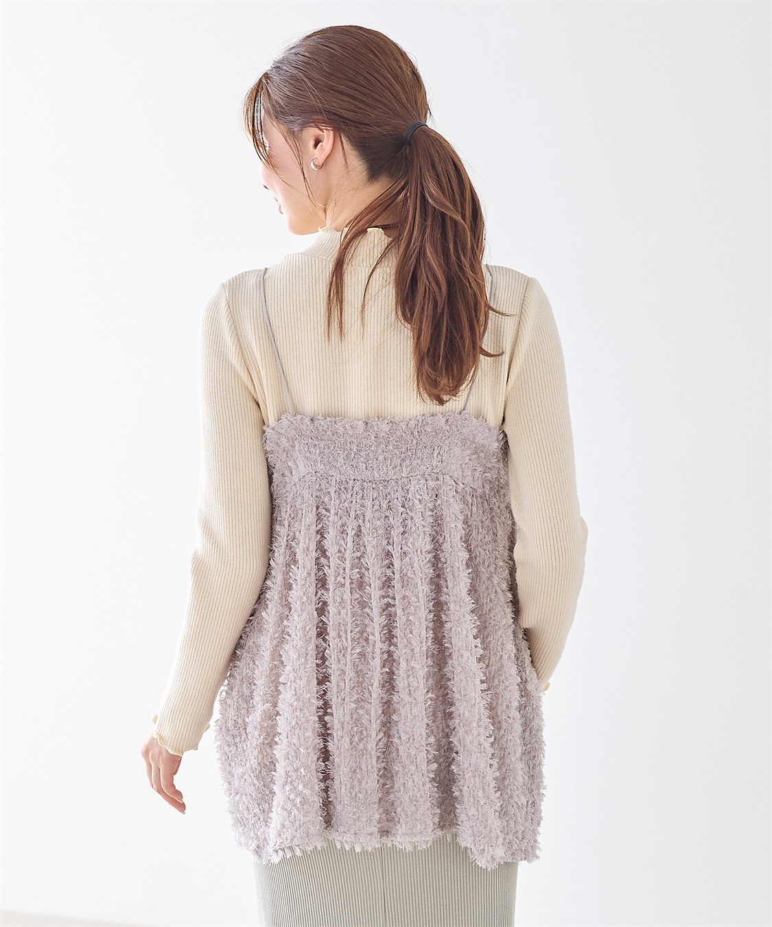 Rosemadame フリンジチュニックビスチェ×リブニットソー_sub_7