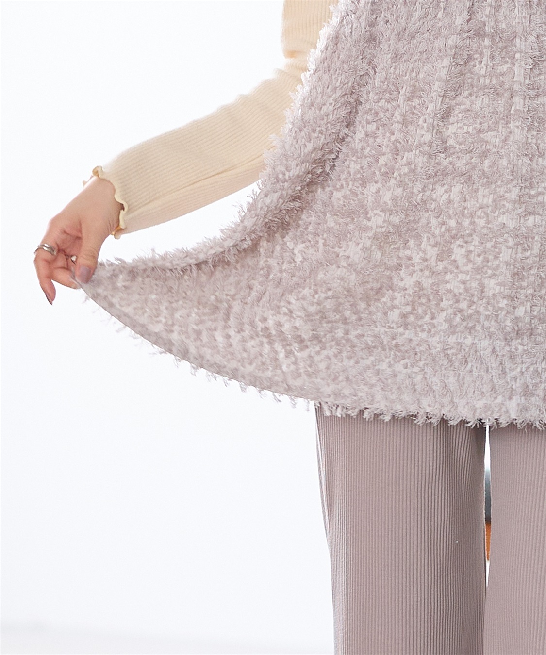 Rosemadame フリンジチュニックビスチェ×リブニットソー_sub_24