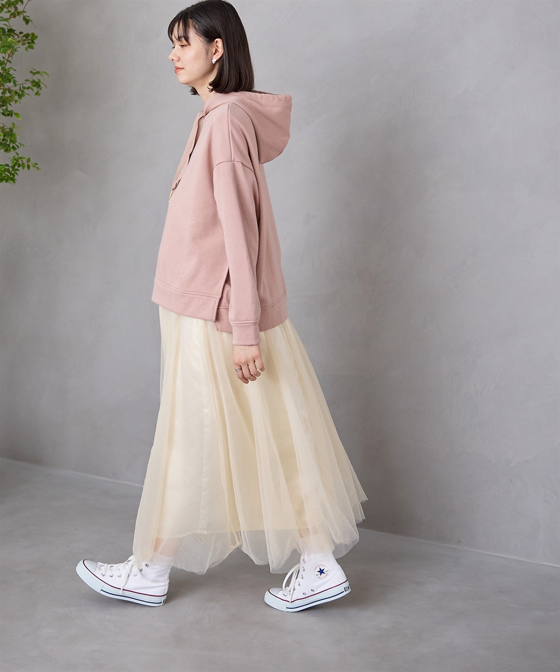 Rosemadame 無地・ドット ボリュームチュール　マタニティスカート（マタニティ/ 妊婦服）産前・産後対応_sub_5