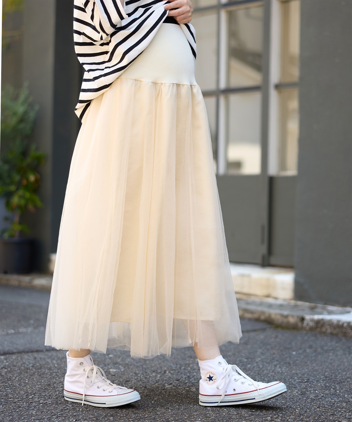 Rosemadame 無地・ドット ボリュームチュール　マタニティスカート（マタニティ/ 妊婦服）産前・産後対応_sub_16