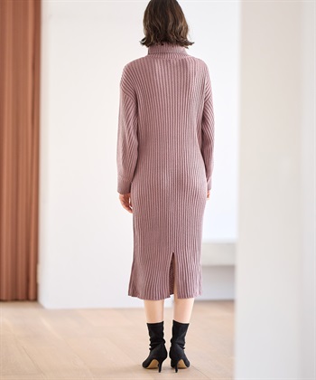 Rosemadame リブ切替ニットワンピース（マタニティ/授乳服）授乳楽々 妊婦服 産前・産後対応_subthumb_14
