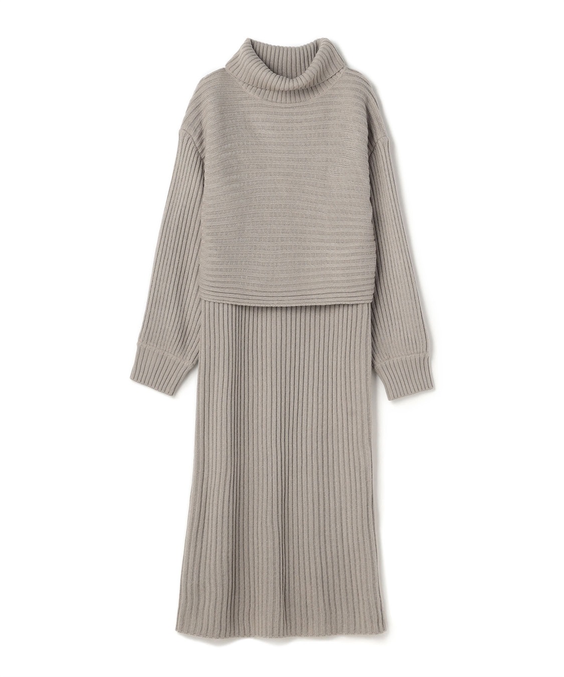 Rosemadame リブ切替ニットワンピース（マタニティ/授乳服）授乳楽々 妊婦服 産前・産後対応_sub_20