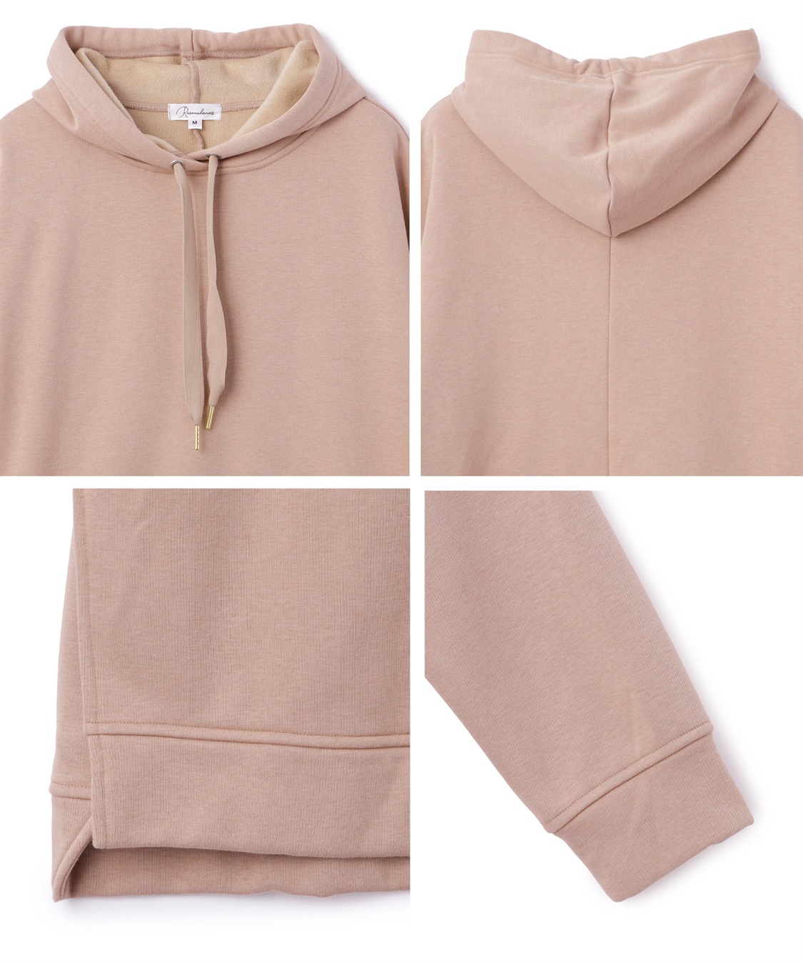 Rosemadame 裏シャギーボンディング授乳パーカー(マタニティ/授乳服）授乳口付き 授乳楽々 妊婦服 産前・産後対応_sub_19