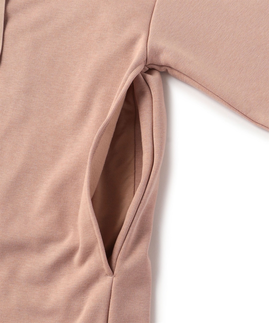 Rosemadame 裏シャギーふわもちボンディングパーカーワンピース（マタニティ/授乳服）授乳楽々 妊婦服 産前・産後対応_sub_23