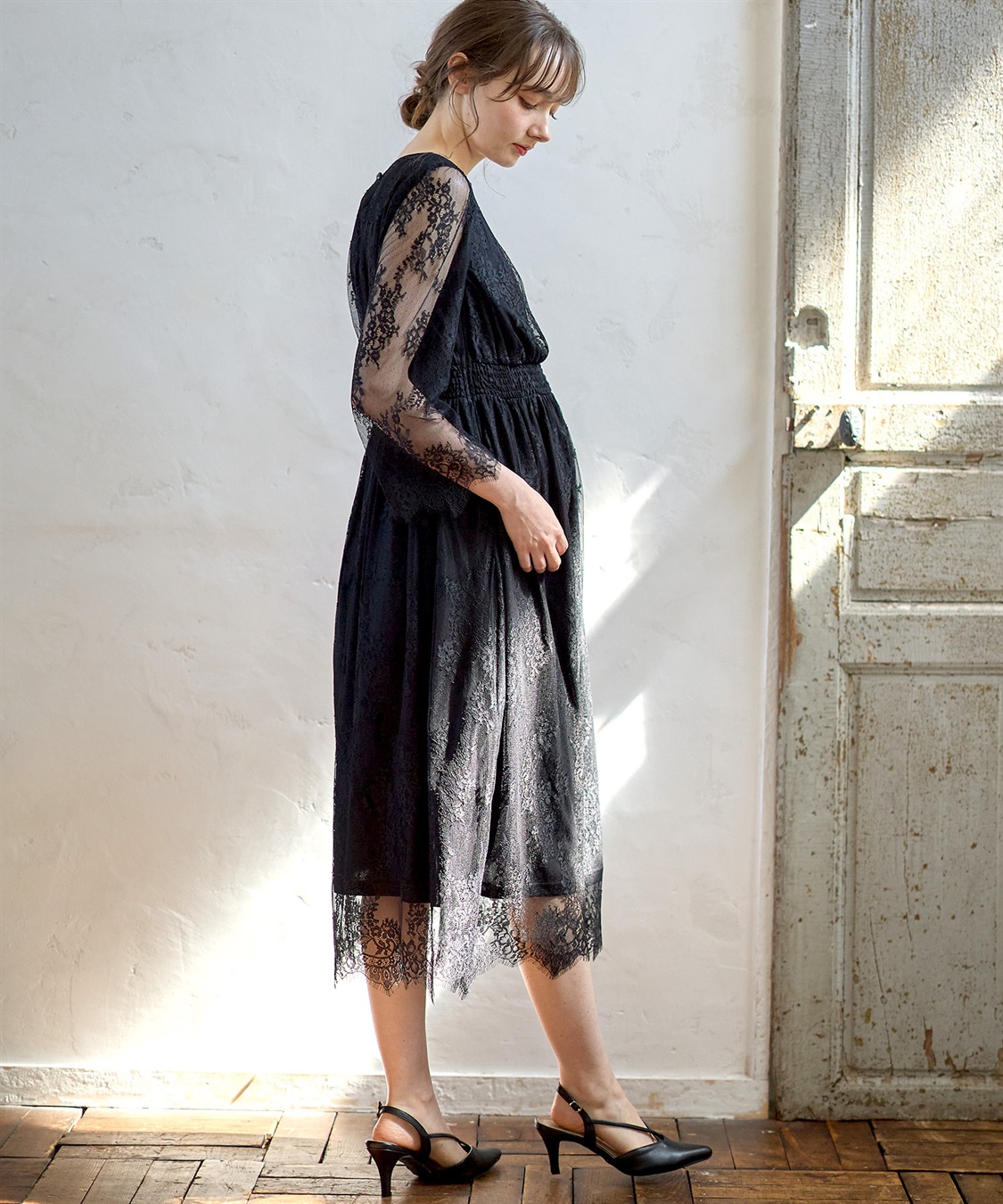 Rosemadame リバーレース フォーマルワンピース(授乳口付き)_sub_5