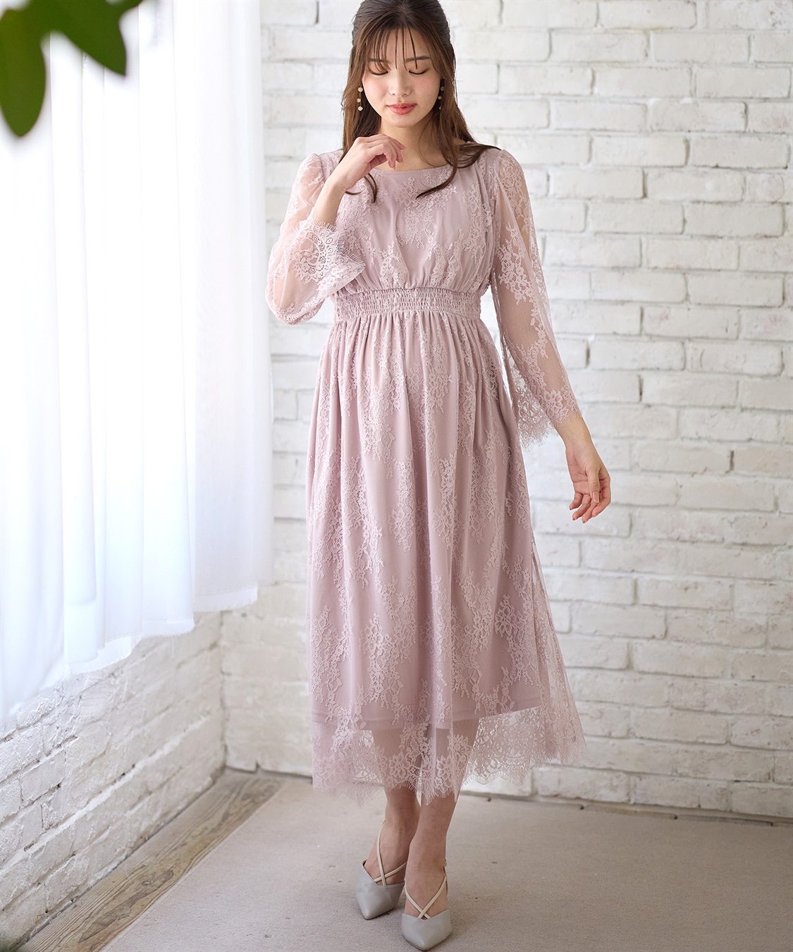 Rosemadame リバーレース フォーマルワンピース(授乳口付き)_sub_7