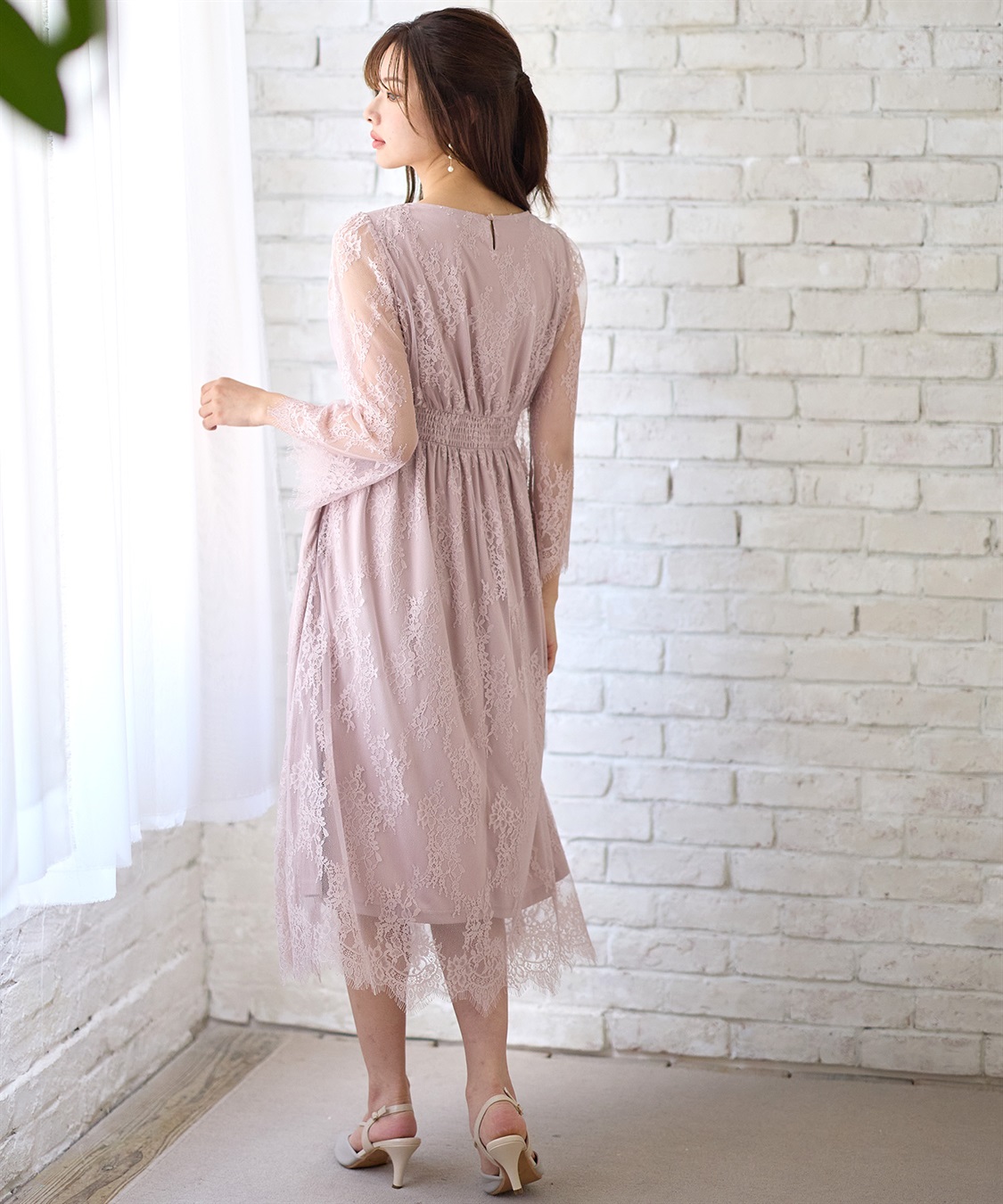 Rosemadame リバーレース フォーマルワンピース(授乳口付き)_sub_9