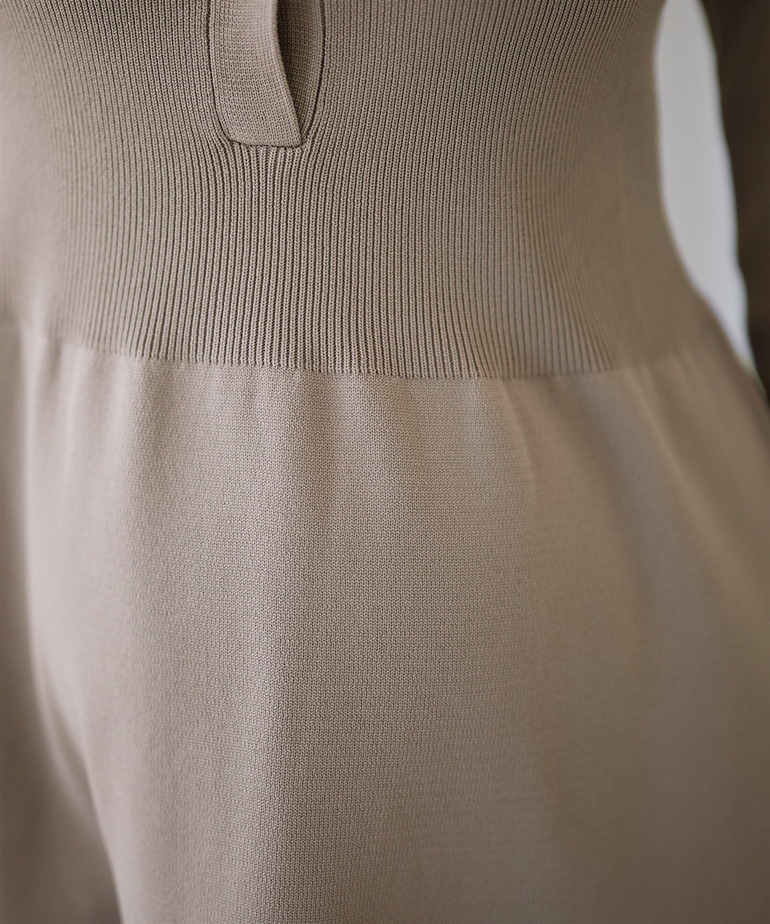 Rosemadame リングドットリブニットフレアワンピース(マタニティ&授乳服）授乳口付き 授乳楽々 妊婦服 産前・産後対応_sub_10