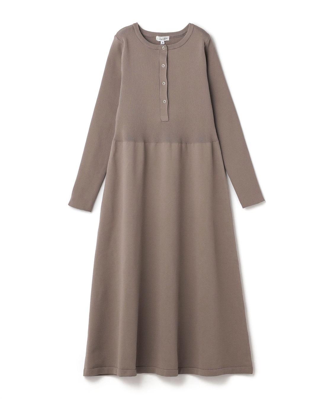 Rosemadame リングドットリブニットフレアワンピース(マタニティ&授乳服）授乳口付き 授乳楽々 妊婦服 産前・産後対応_sub_19