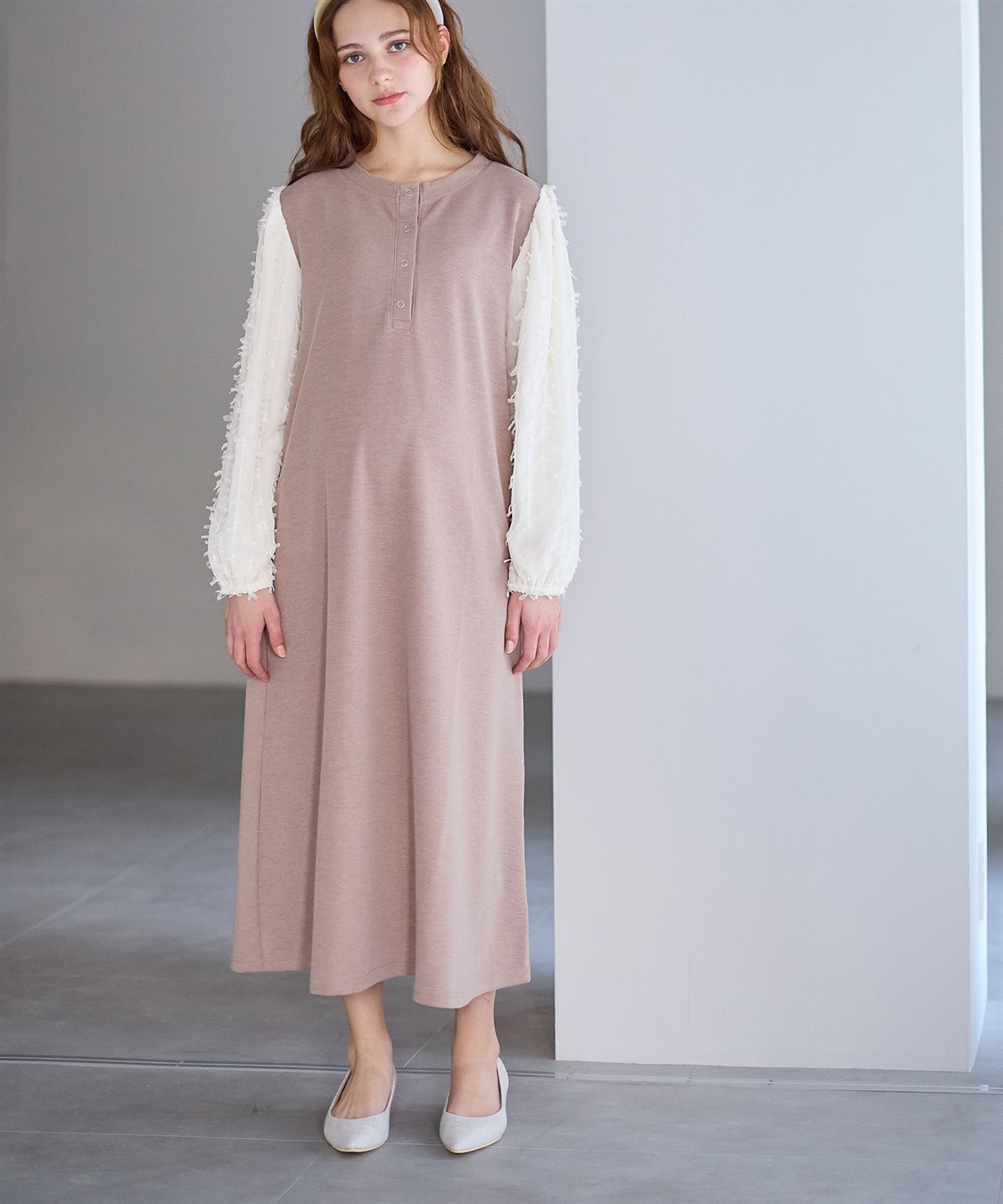 Rosemadame Ｗフェイスニットソー× リボンチュールワンピース_sub_6