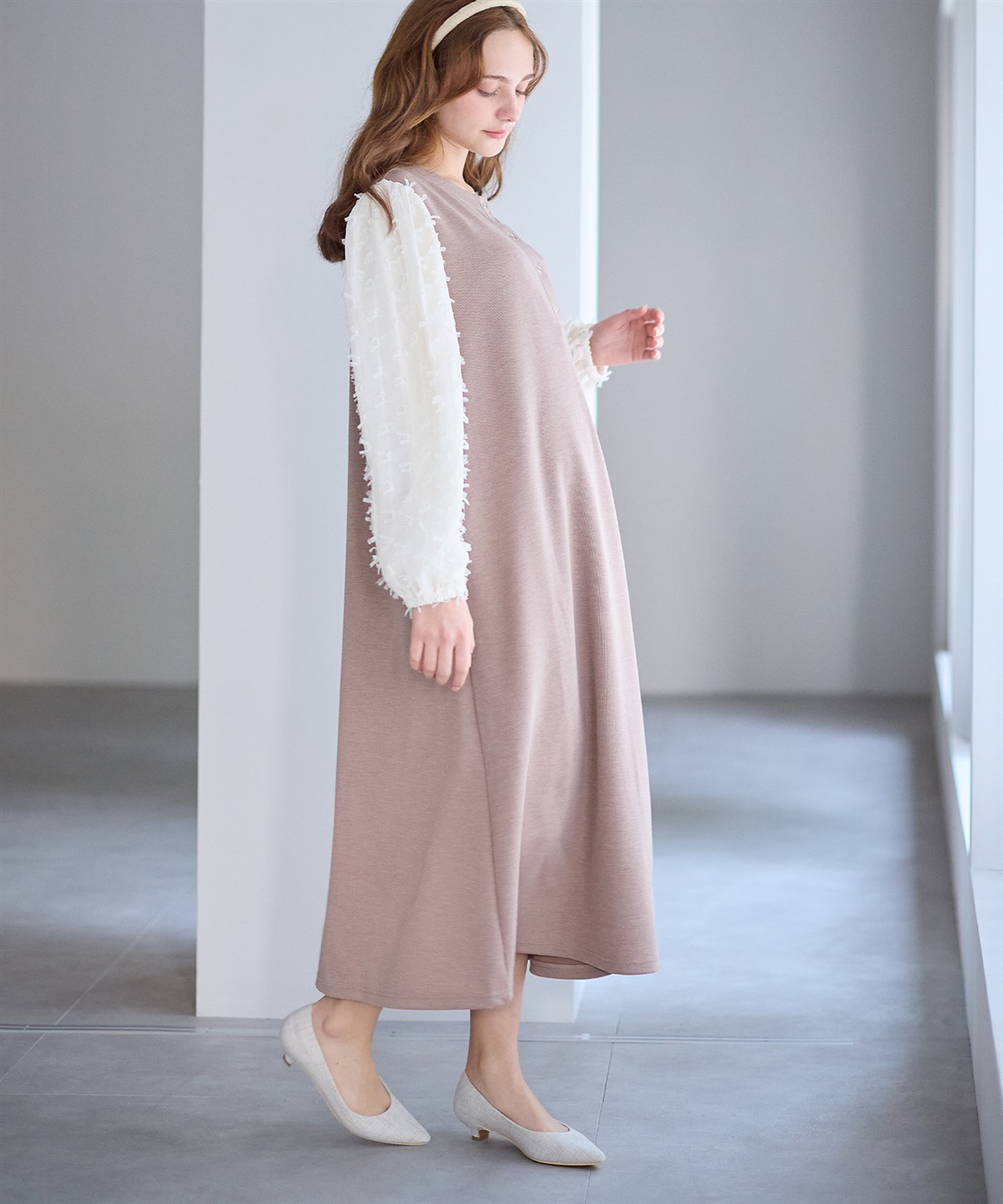 Rosemadame Ｗフェイスニットソー× リボンチュールワンピース_sub_8