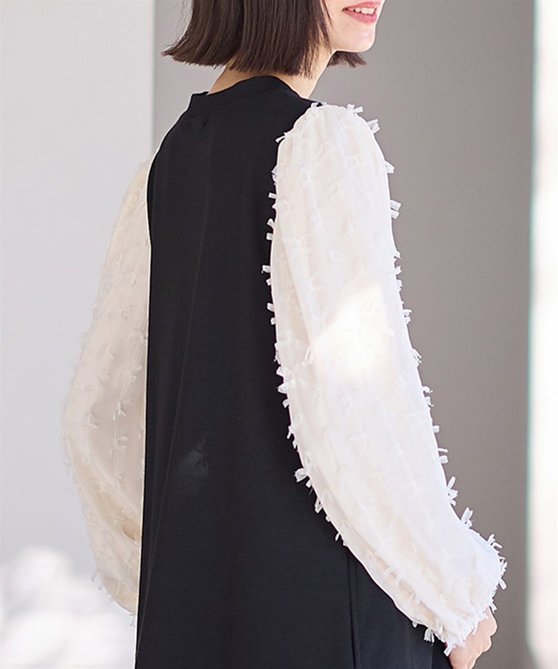 Rosemadame Ｗフェイスニットソー× リボンチュールワンピース_sub_20