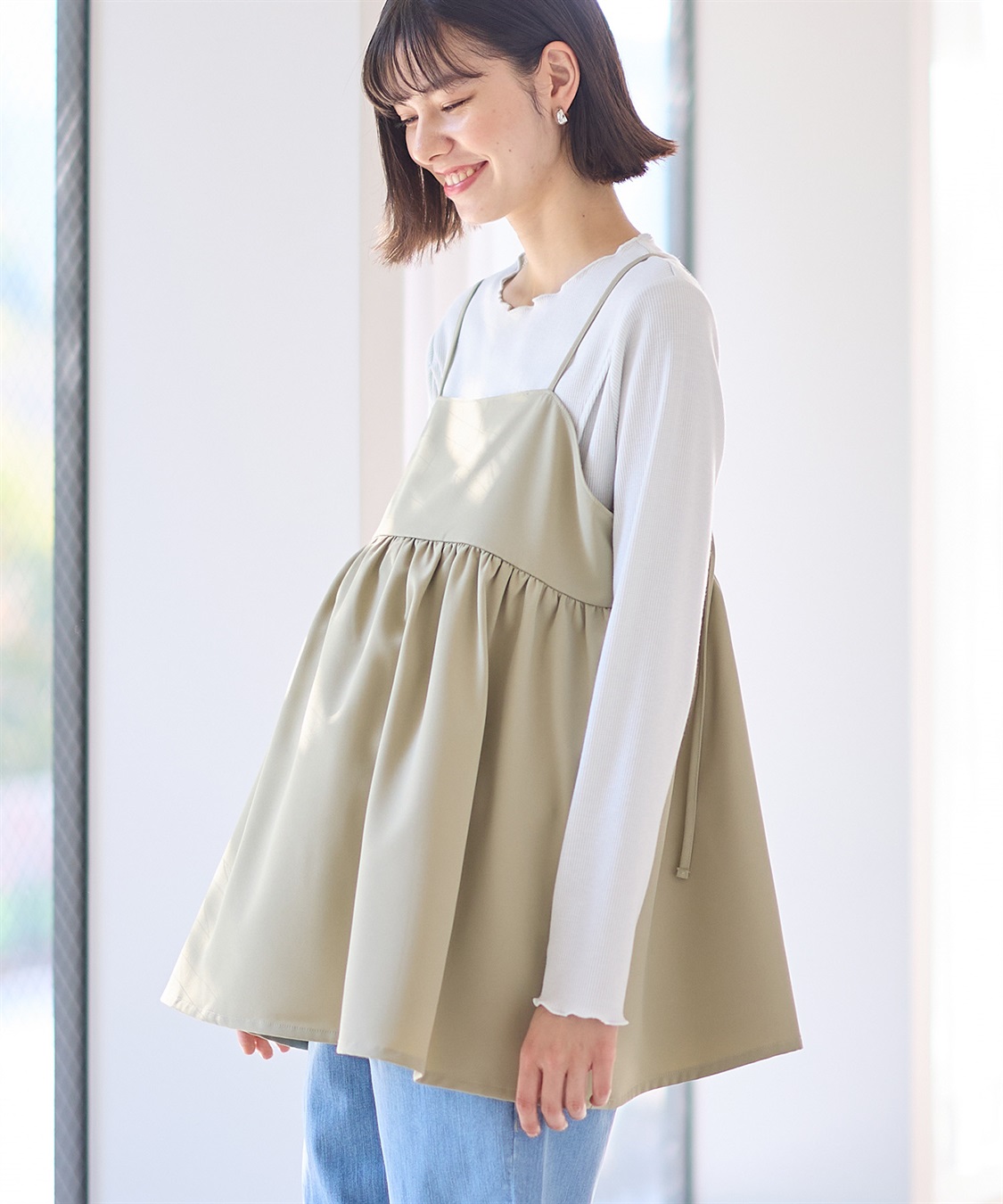 Rosemadame エステルツイル× ラメテレコ　キャミチュニックセット_sub_1