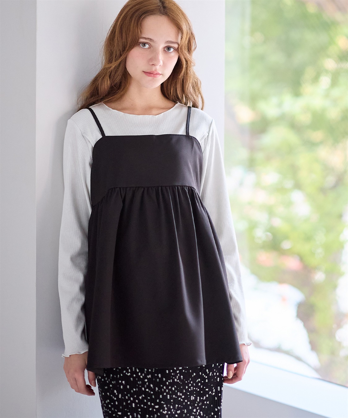 Rosemadame エステルツイル× ラメテレコ　キャミチュニックセット_sub_2