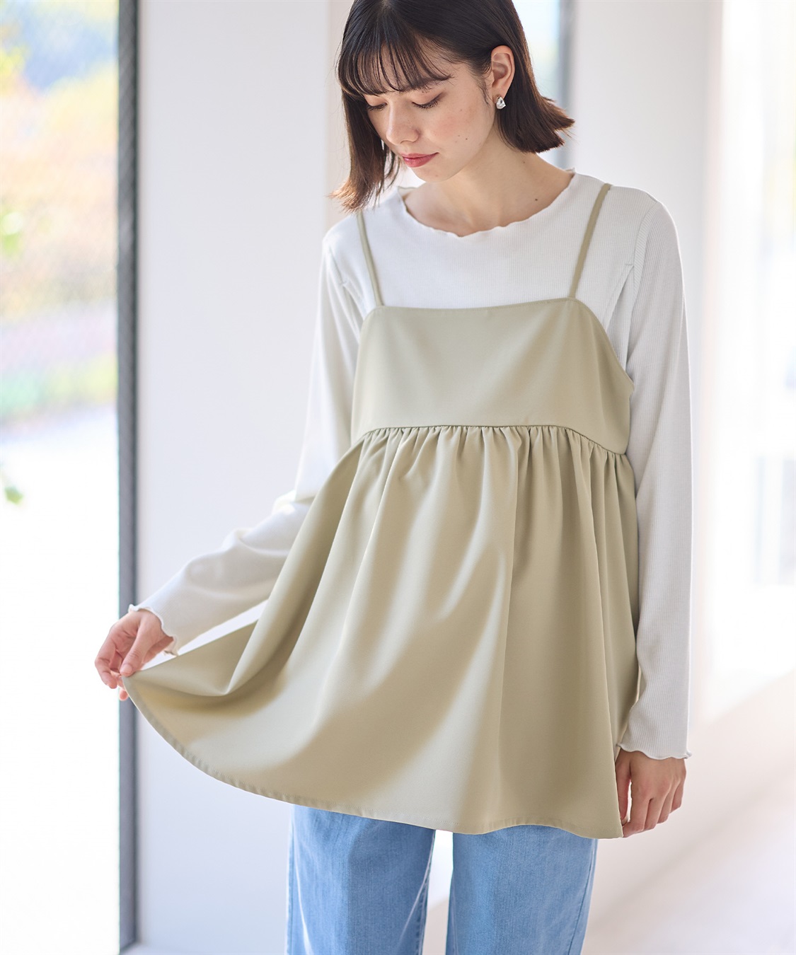 Rosemadame エステルツイル× ラメテレコ　キャミチュニックセット_sub_8