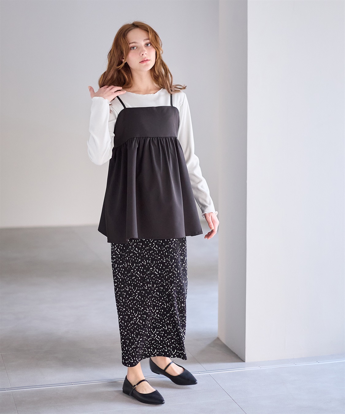 Rosemadame エステルツイル× ラメテレコ　キャミチュニックセット_sub_13