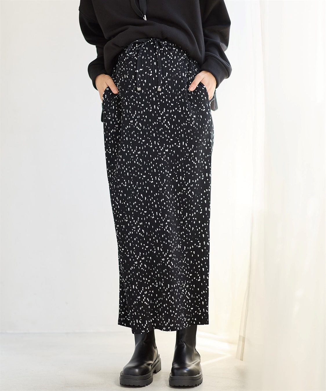 Rosemadame 妊娠初期・産後もずーっとはけるプリーツスカート_sub_12