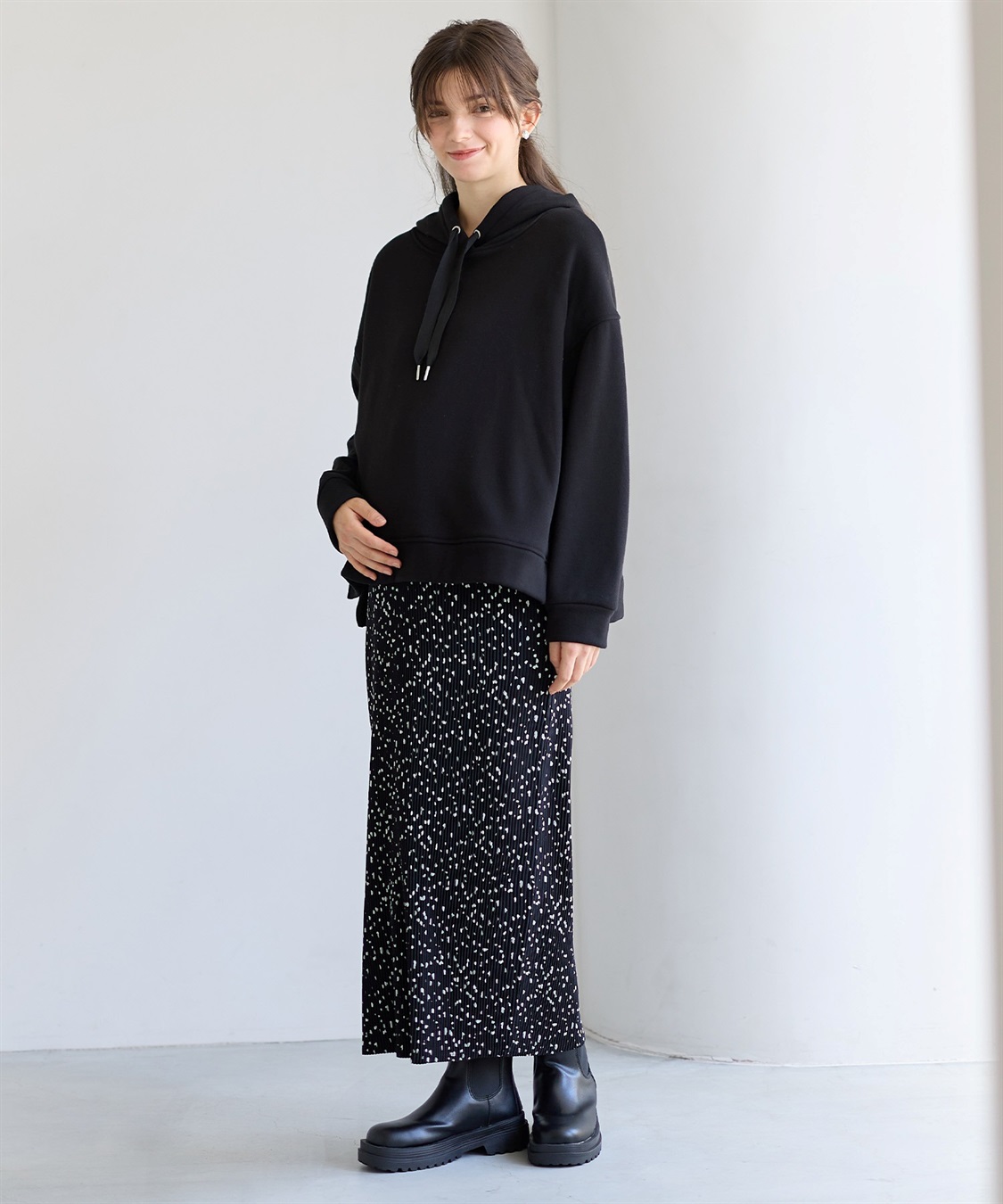 Rosemadame 妊娠初期・産後もずーっとはけるプリーツスカート_sub_14