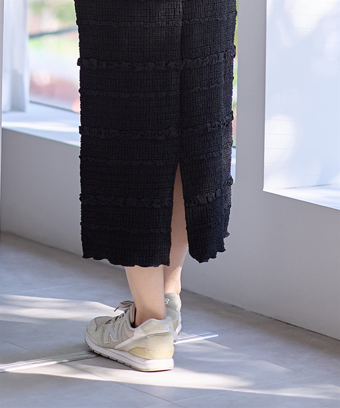 Rosemadame ふくれボーダーナロースカート_sub_17