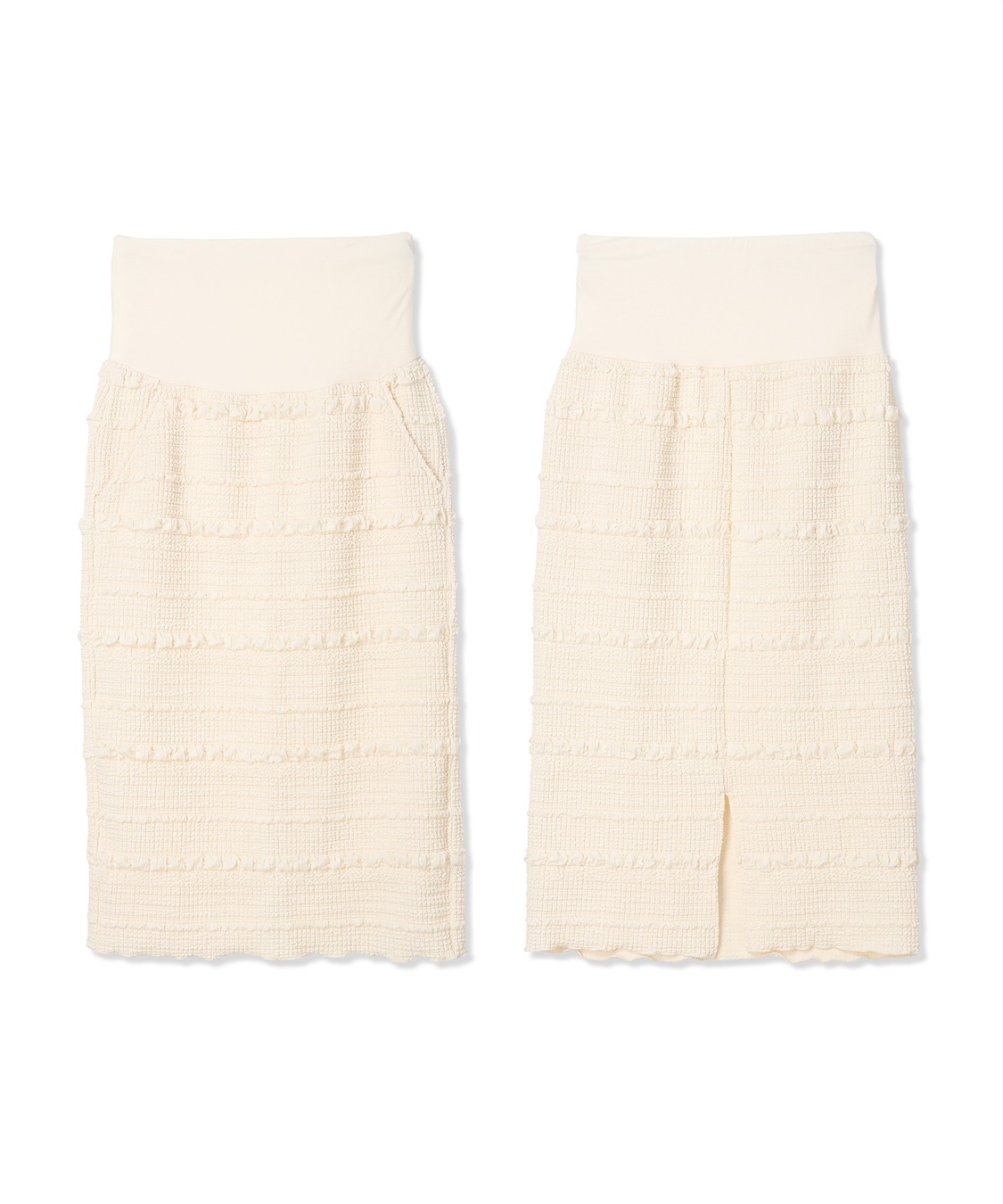 Rosemadame ふくれボーダーナロースカート_sub_24