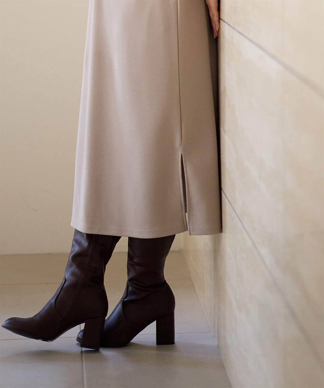 Rosemadame リブニットソー×ニットカルゼワンピースセット(マタニティ&授乳服）妊婦服 産前・産後対応_sub_17