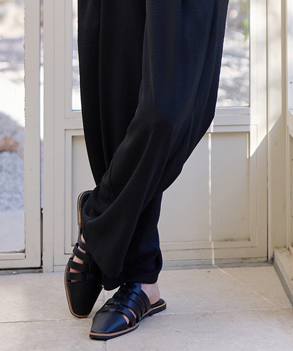 Rosemadame 接触冷感デニム・麻調合繊　ワイドストレートパンツ_sub_21