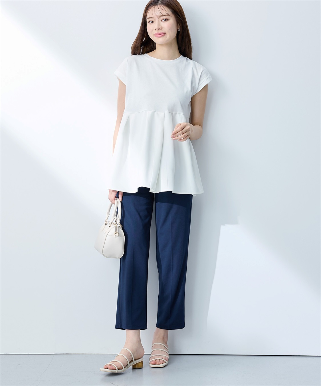 Rosemadame 接触冷感カノコワイドテーパードパンツ_sub_12