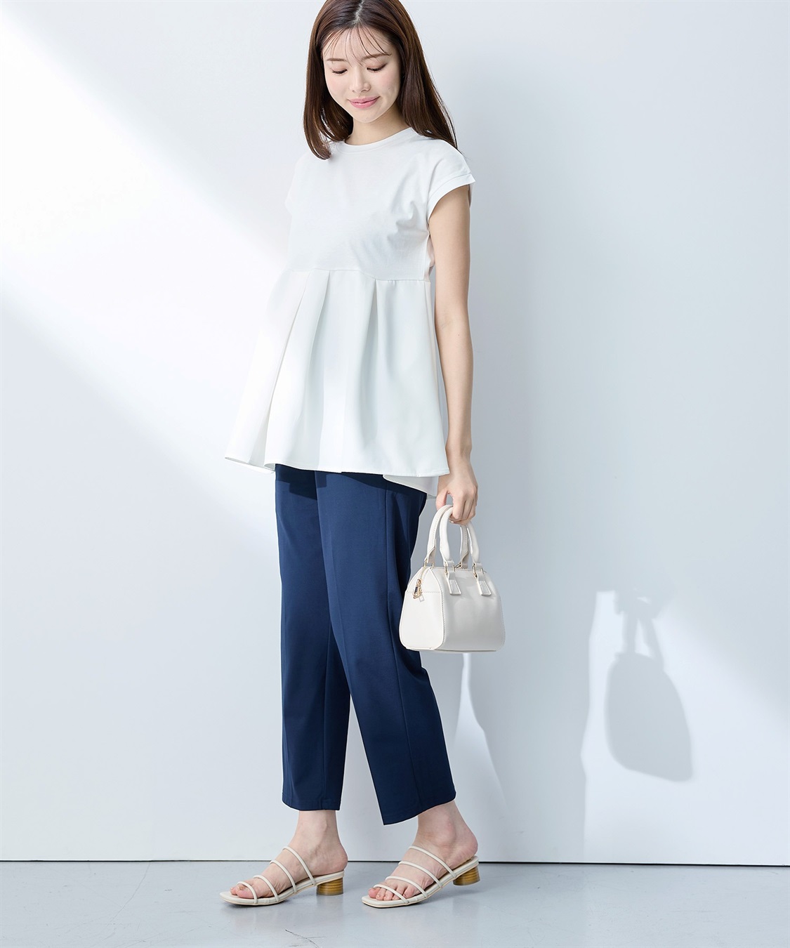 Rosemadame 接触冷感カノコワイドテーパードパンツ_sub_13