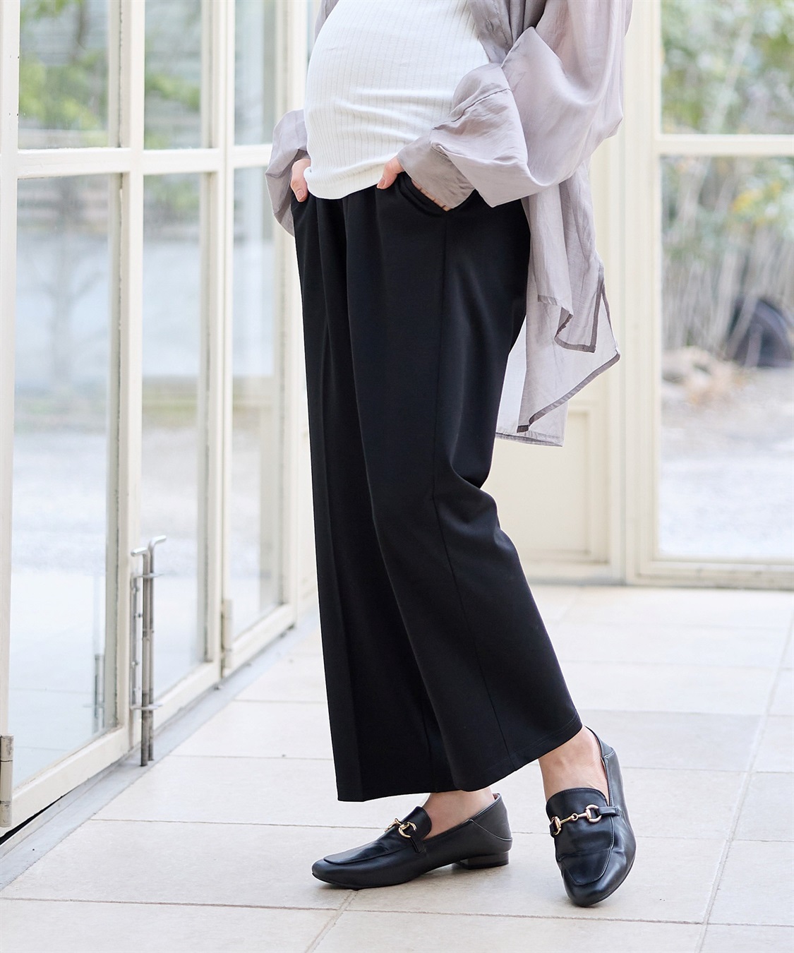 Rosemadame 接触冷感カノコワイドテーパードパンツ_sub_23