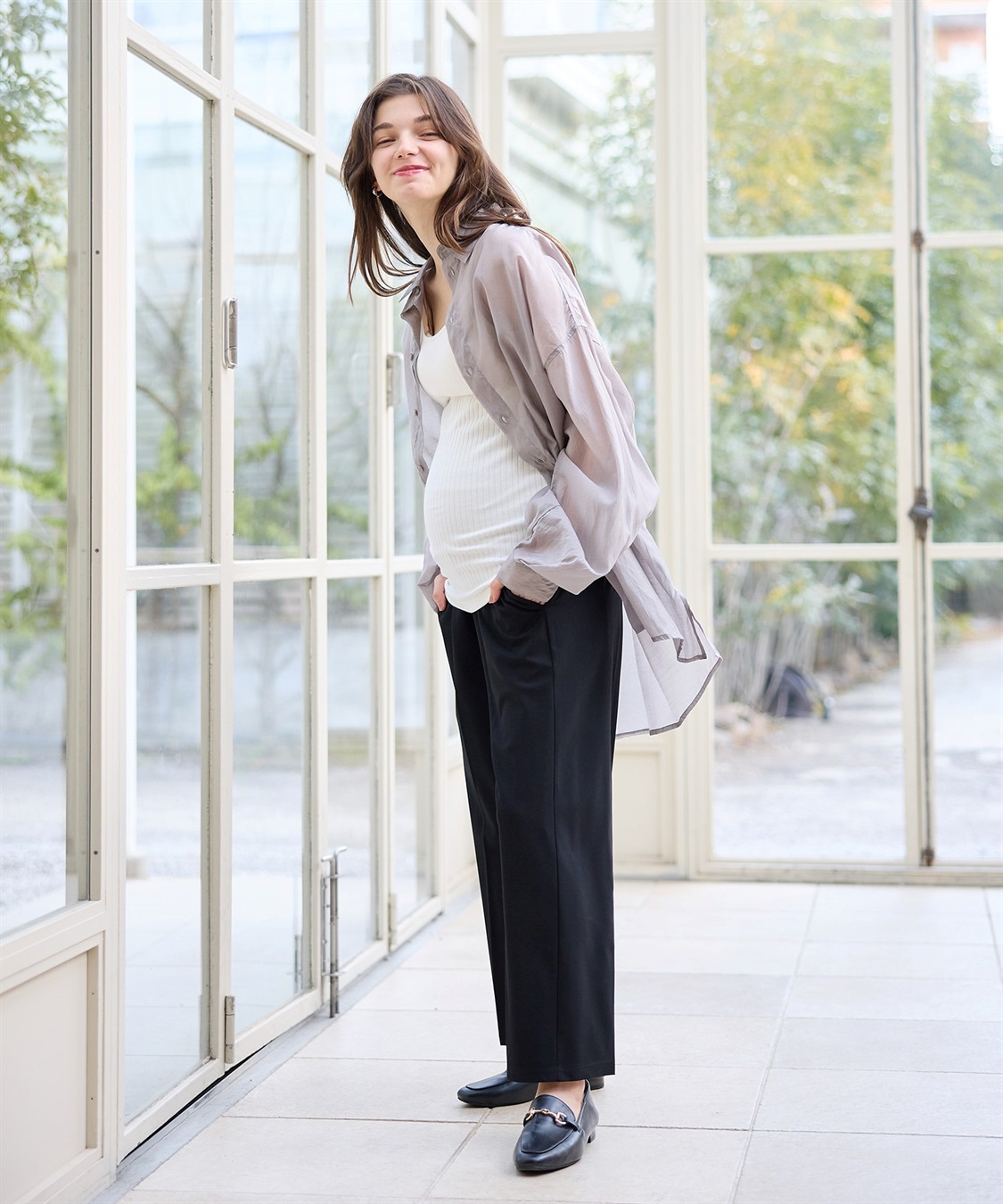 Rosemadame 接触冷感カノコワイドテーパードパンツ_sub_26