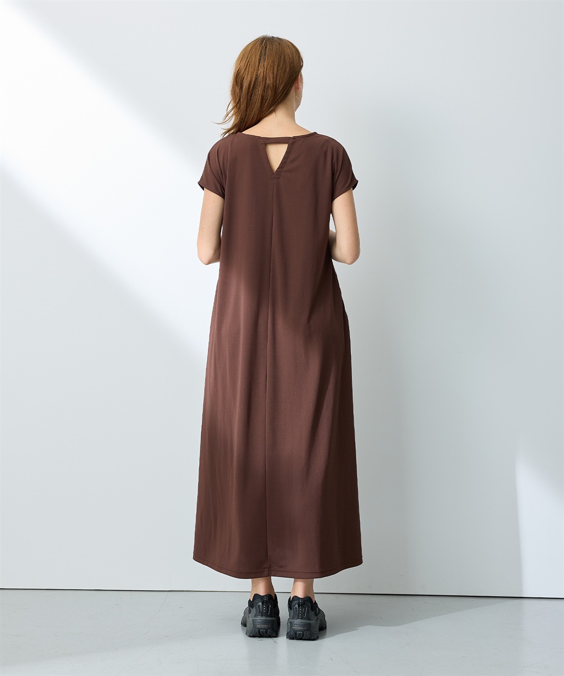 Rosemadame 【接触冷感】スムースAラインワンピース（マタニティ/授乳服）授乳口付き 授乳楽々 妊婦服 産前・産後対応_sub_23