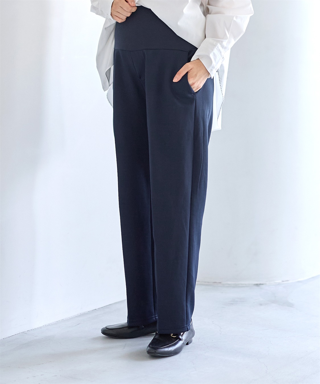 Rosemadame スポンジージャージーテーパードパンツ（マタニティ/ 妊婦服）産前・産後対応_sub_2