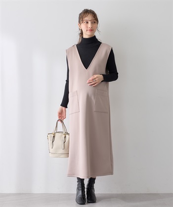 Rosemadame スポンジージャージ ジャンパースカート（マタニティ/ 妊婦服）授乳楽々 妊婦服 産前・産後対応_subthumb_19