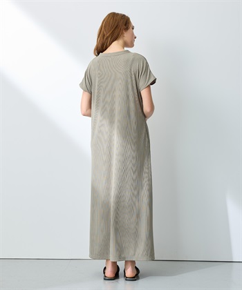 Rosemadame ランダムテレコ フレンチスリーブワンピース（マタニティ/授乳服）授乳口付き 授乳楽々 妊婦服 産前・産後対応_subthumb_22