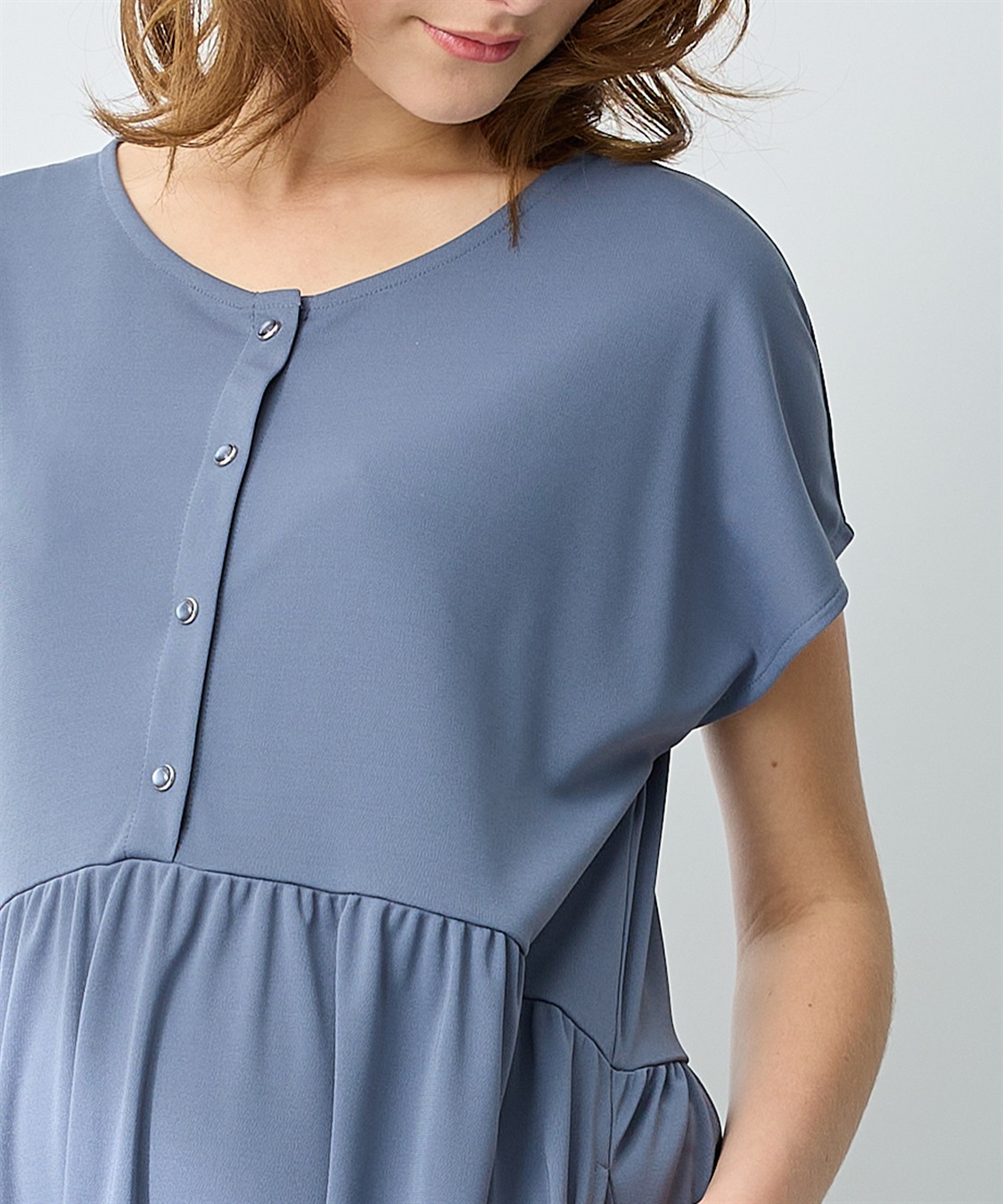 Rosemadame 【接触冷感】スムース ウエスト切替フレアワンピース_sub_24