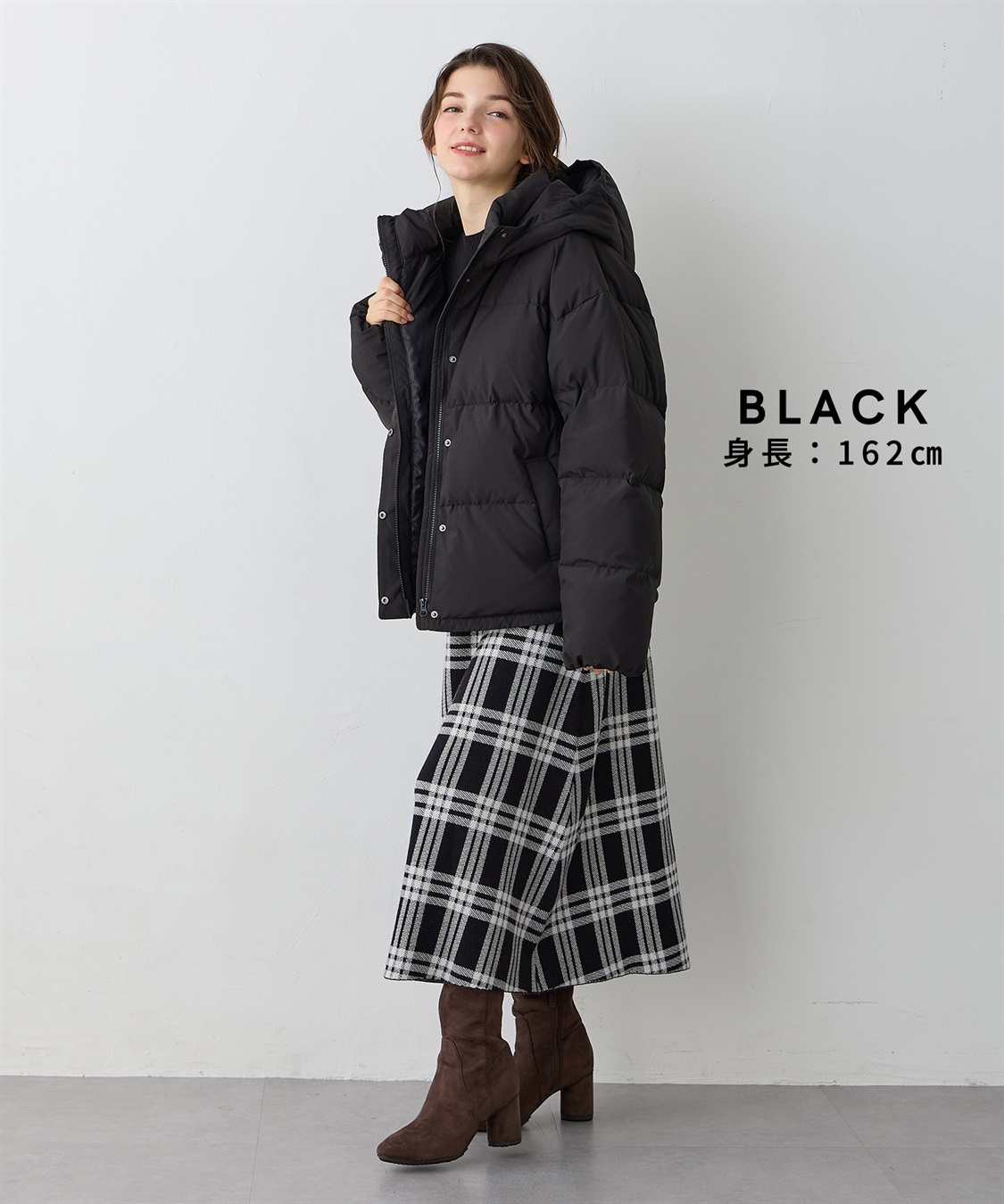 Rosemadame マットタフタダウンショートママコート＆ケープセット(マタニティ&授乳服）妊婦服 産前・産後対応_sub_14