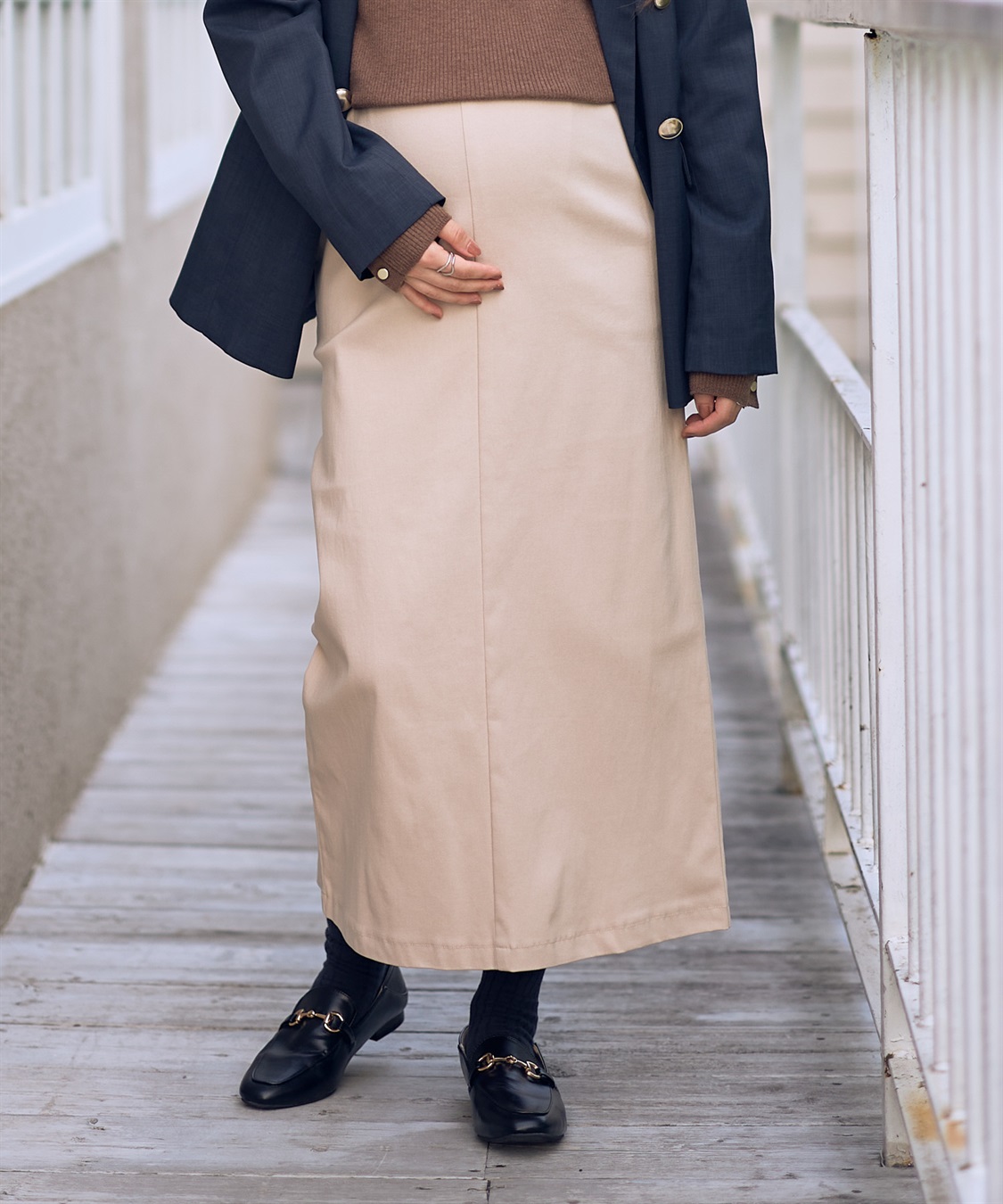 Rosemadame ツイルタイトめスカート（マタニティ～産後）妊婦服 産前・産後対応_sub_13