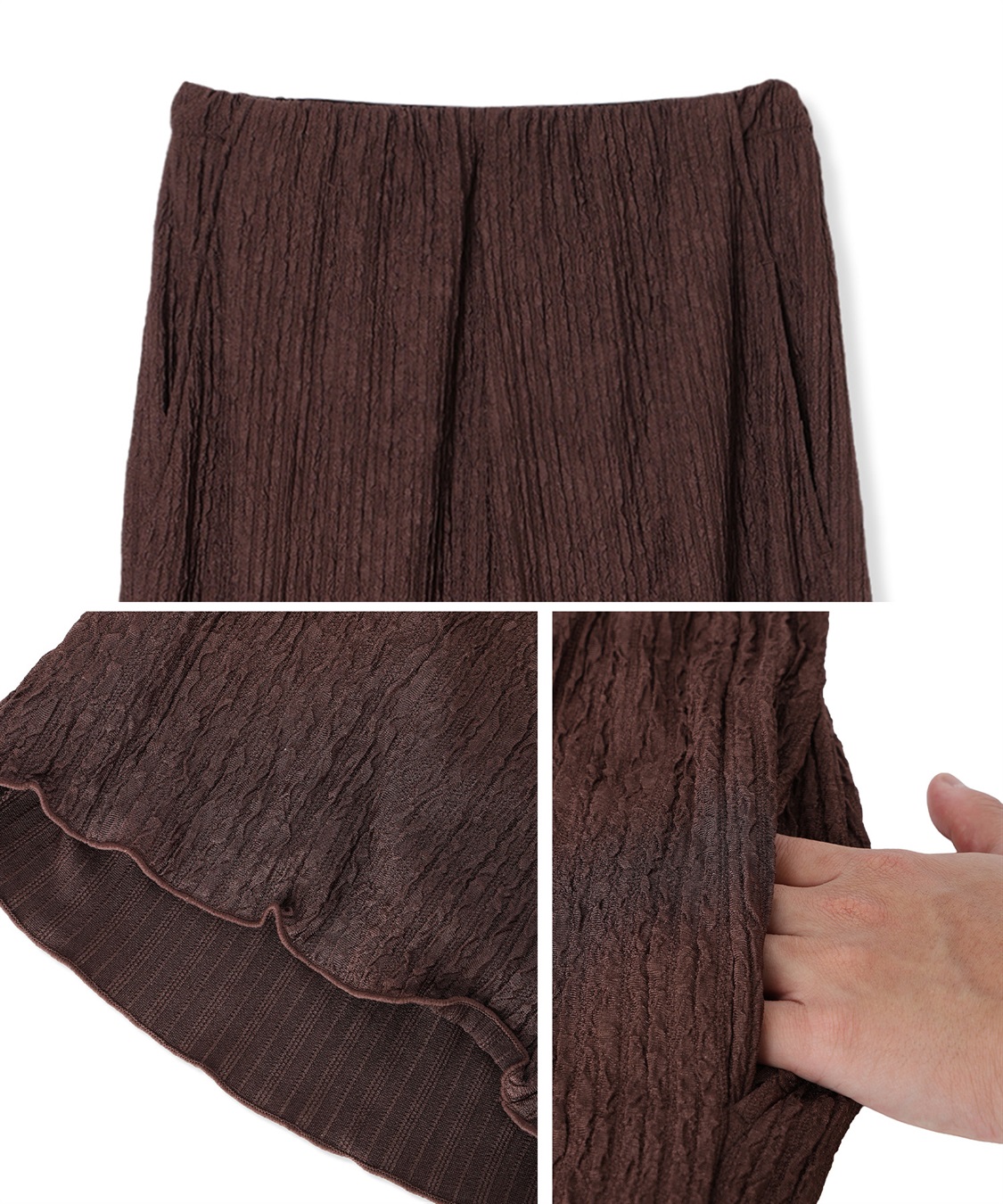 Rosemadame ストライプジャガードワイドパンツ（マタニティ～産後）妊婦服 産前・産後対応_sub_22