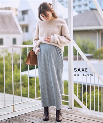 Rosemadame ストライプジャガードナロースカ－ト（マタニティ～産後）妊婦服 産前・産後対応_subthumb_18