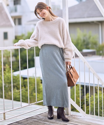 Rosemadame ストライプジャガードナロースカ－ト（マタニティ～産後）妊婦服 産前・産後対応_subthumb_19