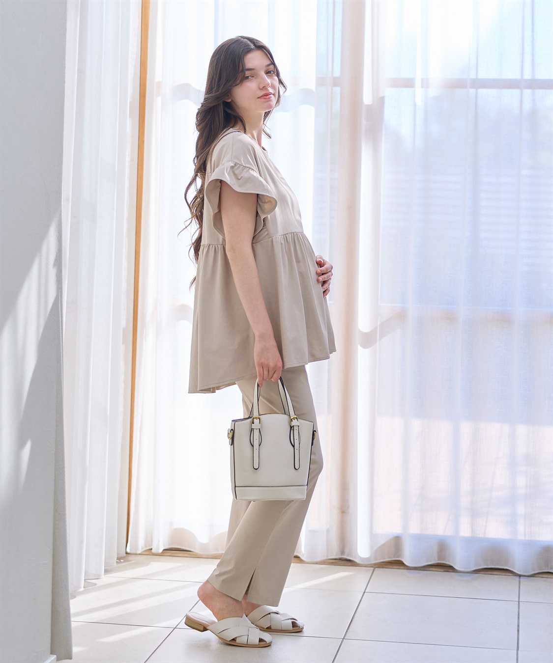 Rosemadame ラッシュガード マタニティ パンツ｜UVカット フレア 体型カバー 速乾 産前産後対応_sub_9